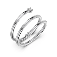 Anello CikOrefice Gioielli Donna in Argento Cubic Zirconia RPGWR16 - RPGWR16